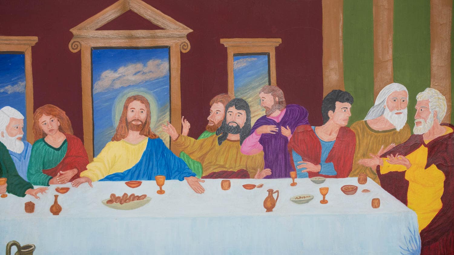 The Finished Canvas - The Last Supper